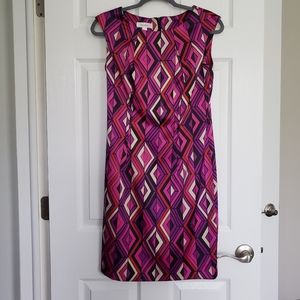 Dressbarn Bright Geometric Dress